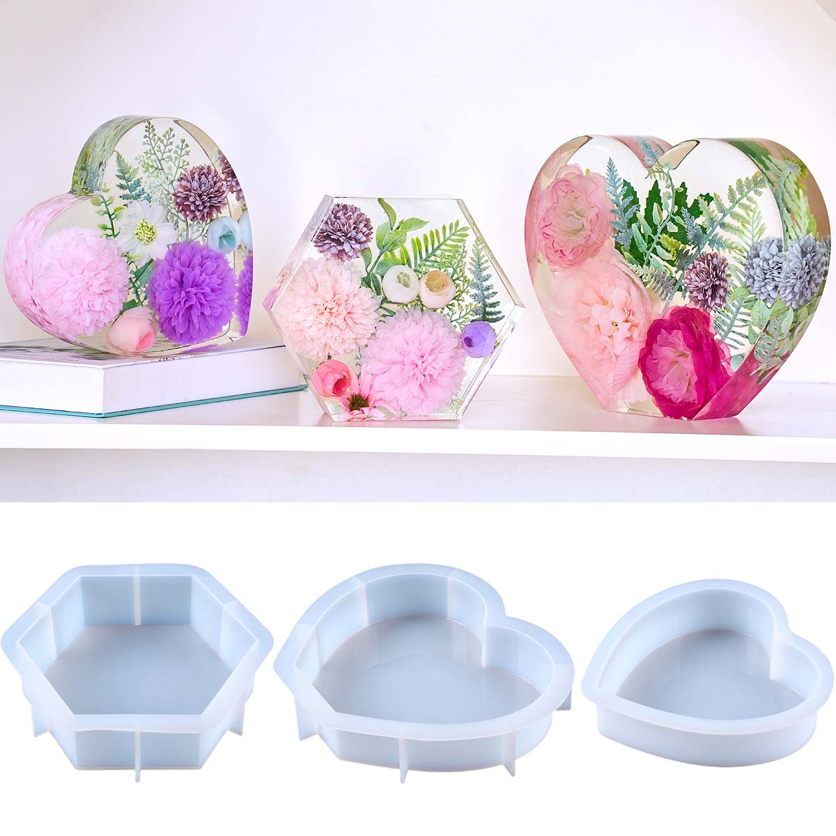 Resin Art Mold - Большая силиконовая форма для эпоксидной смолы