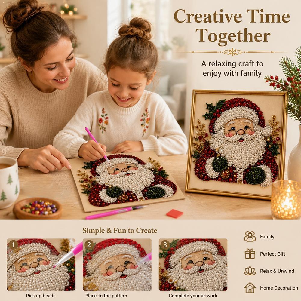 Resin Art For Kids - Новогодний набор для творчества «Дед Мороз»: