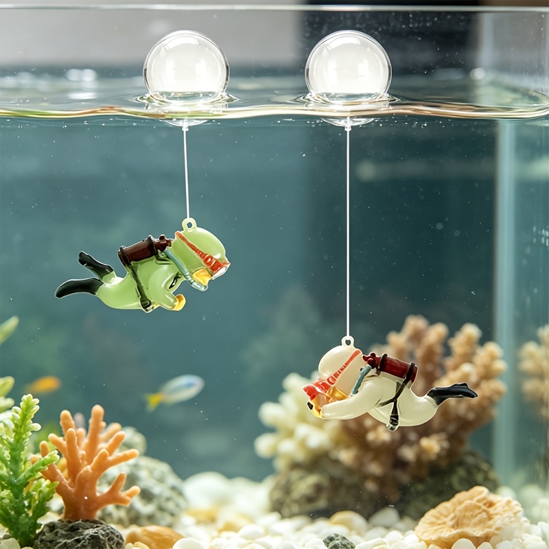 Resin Art Underwater - Декоративная фигурка мини-дайвера из смолы для