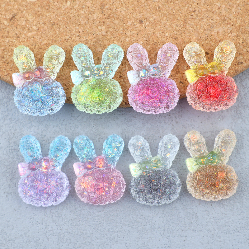 Resin Art Materials - 5 шт. светящихся градиентных кабошонов из