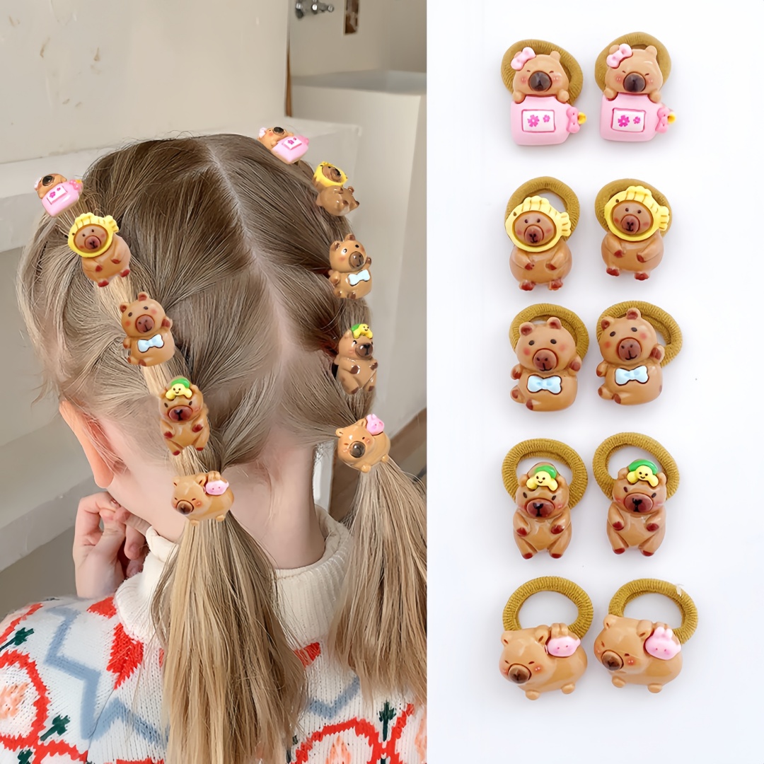 Resin Art For Kids - 10 шт., милые резинки для волос