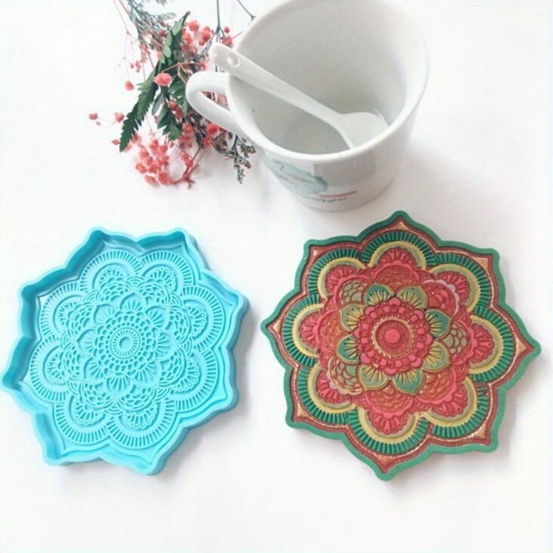 Resin Art Mold - Силиконовая форма для подставки с мандалой,