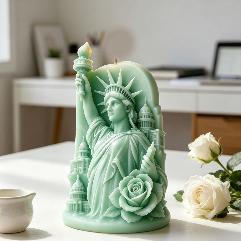 Resin Art For Anniversary Gift - F68D 3D Статуя Свободы с тиснением