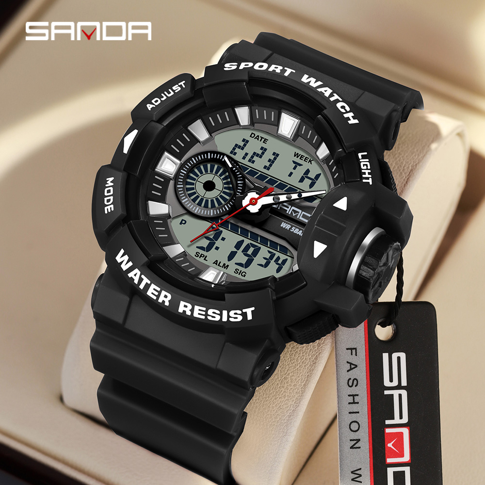 SANDA 3310 Модные мужские элек – обзор и цена Resin Art Underwater