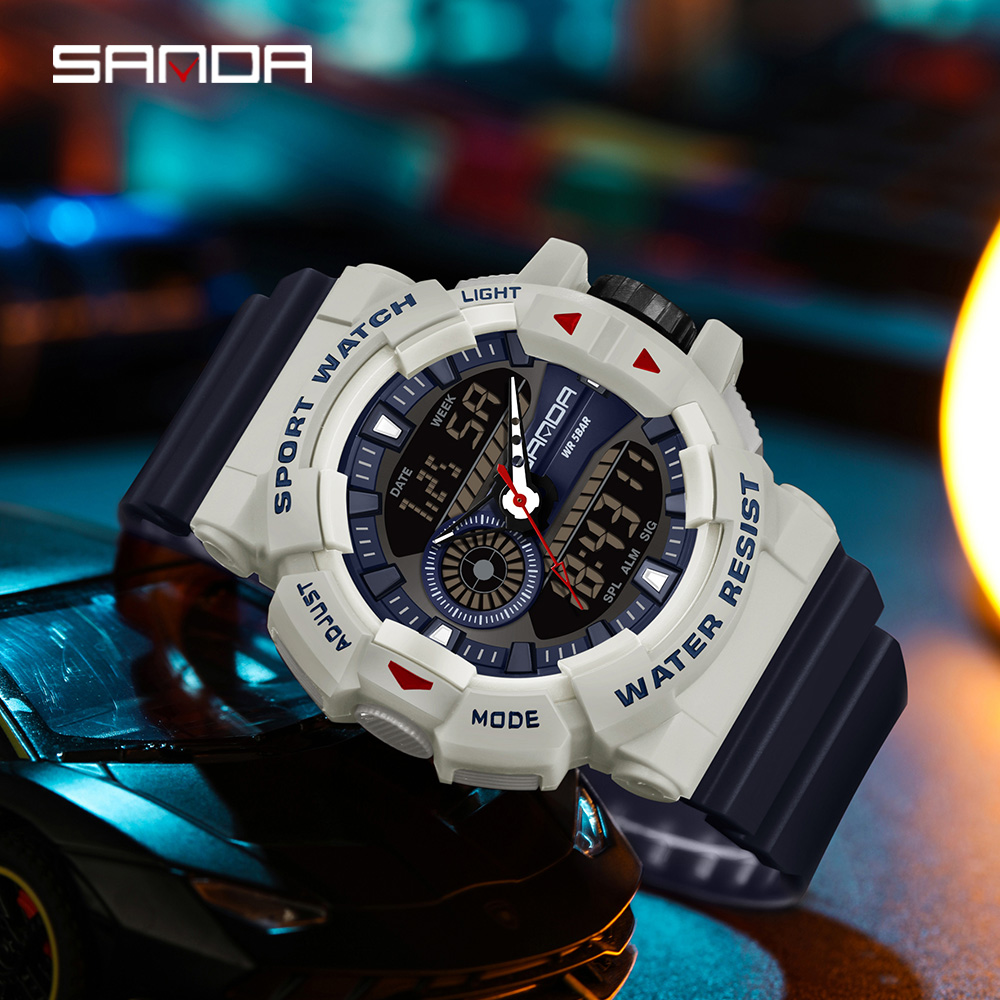 SANDA 3310 Модные мужские элек – обзор и цена Resin Art Underwater