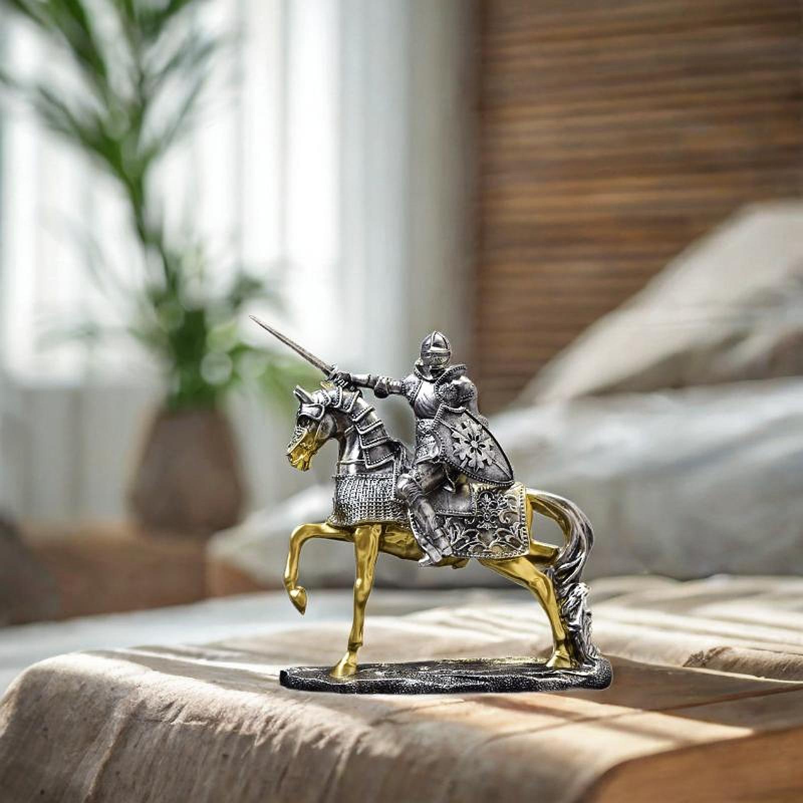 Статуя рыцаря-лошади в стиле р – обзор и цена Resin Art Table Top
