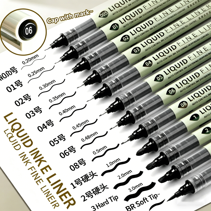 Набор из 12 черных ручек-линер – обзор и цена Copic Marker Sketch