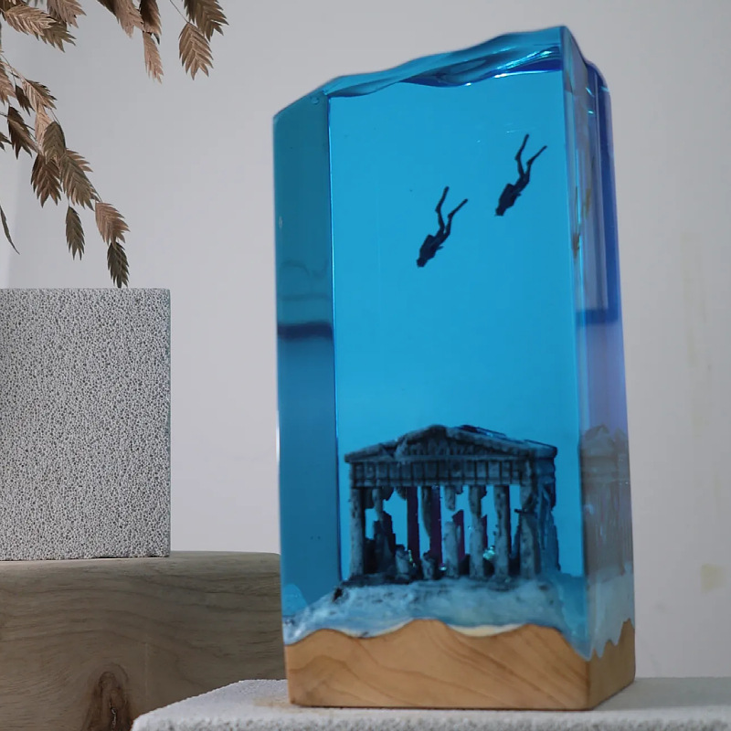 НОВИНКА: Морские декоративные  – обзор и цена Resin Art Table Top