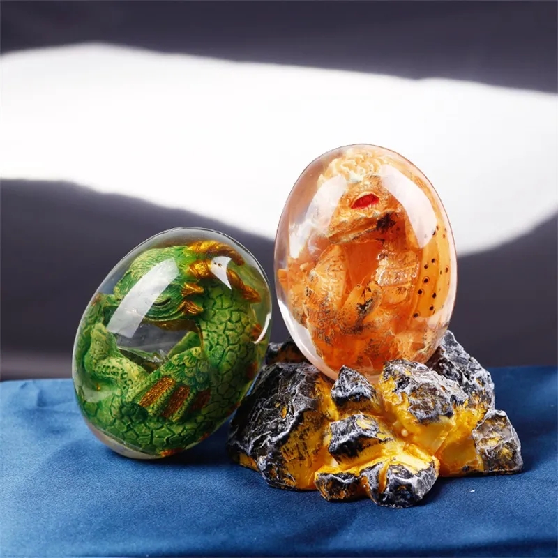 Статуя яйца лавового дракона с – обзор и цена Resin Art Table Top