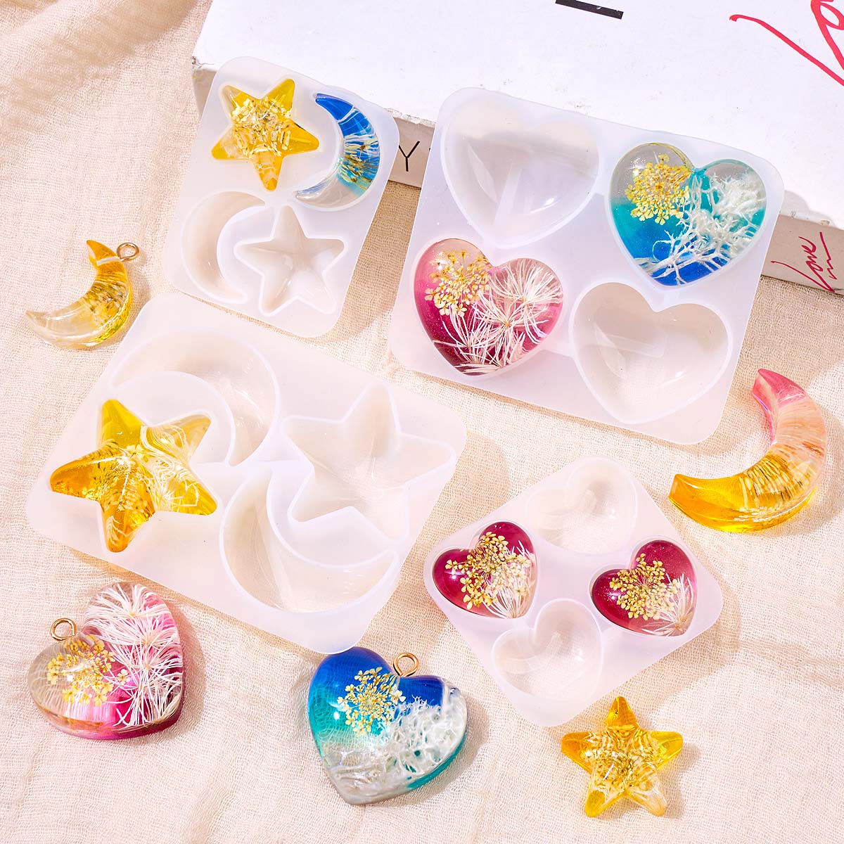 Силиконовая форма для подвесок – обзор и цена Resin Art Materials