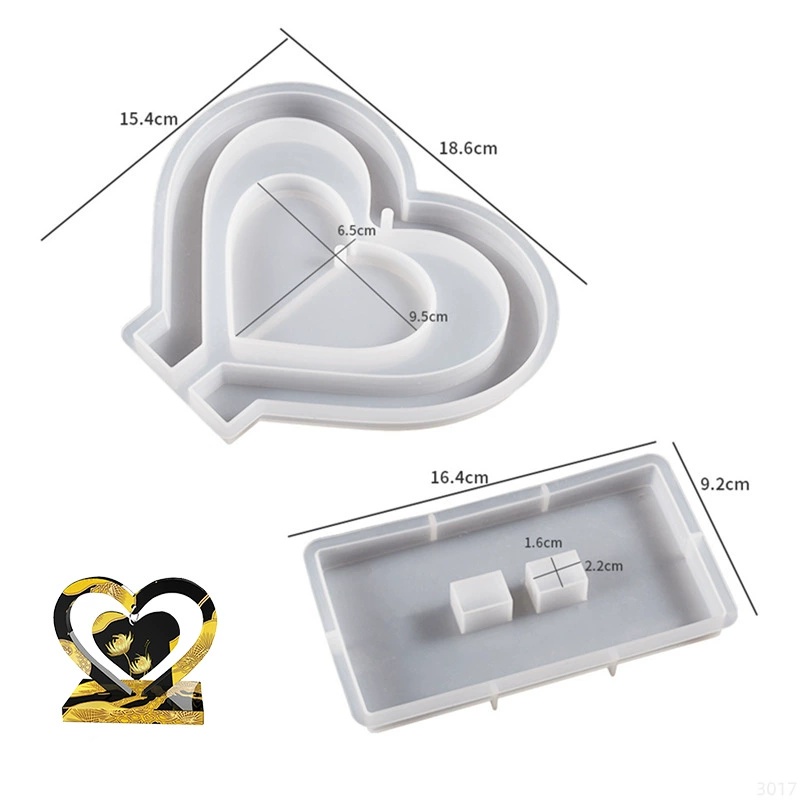 Силиконовая форма для эпоксидн – обзор и цена Resin Art Kit With Molds