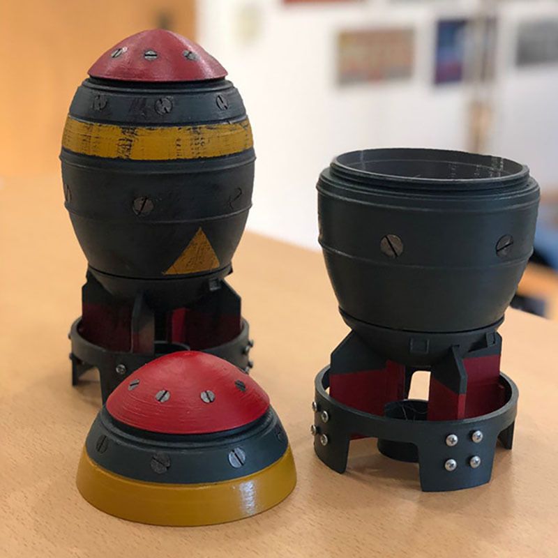 New Mini Nuke Bomb Storage Box – обзор и цена Resin Art Table Top