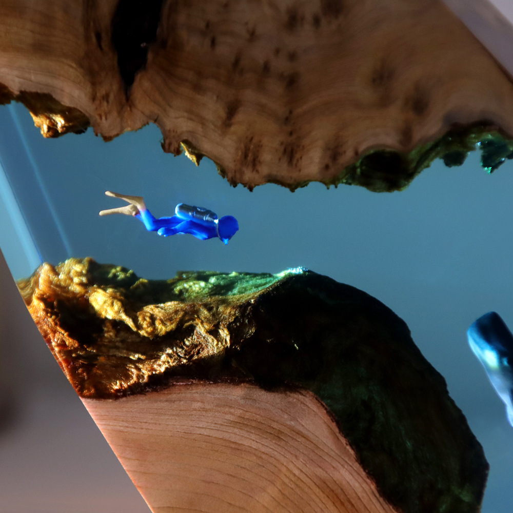 Новая подводная фигурка дайвер – обзор и цена Resin Art Underwater