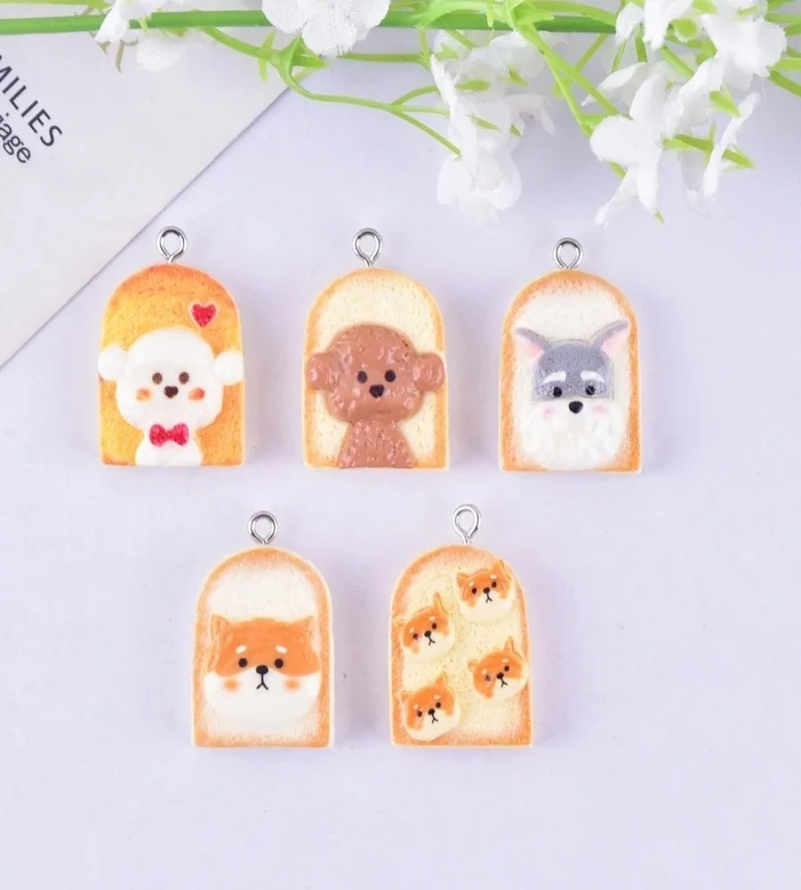 10 шт. милых подвесок из смолы – обзор и цена Resin Art Materials