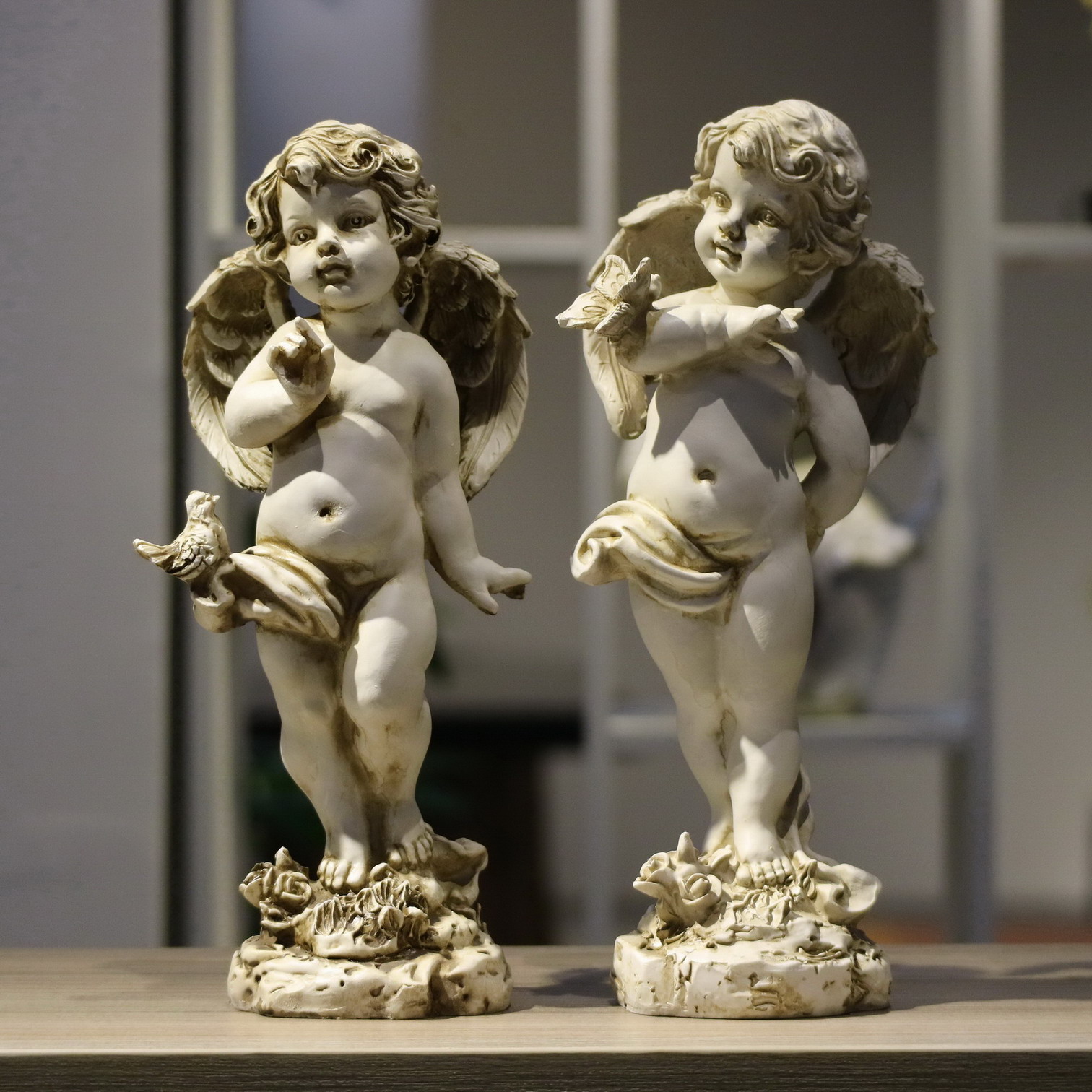 Ретро-фигурка ангела из смолы, – обзор и цена Resin Art For Wedding Gift