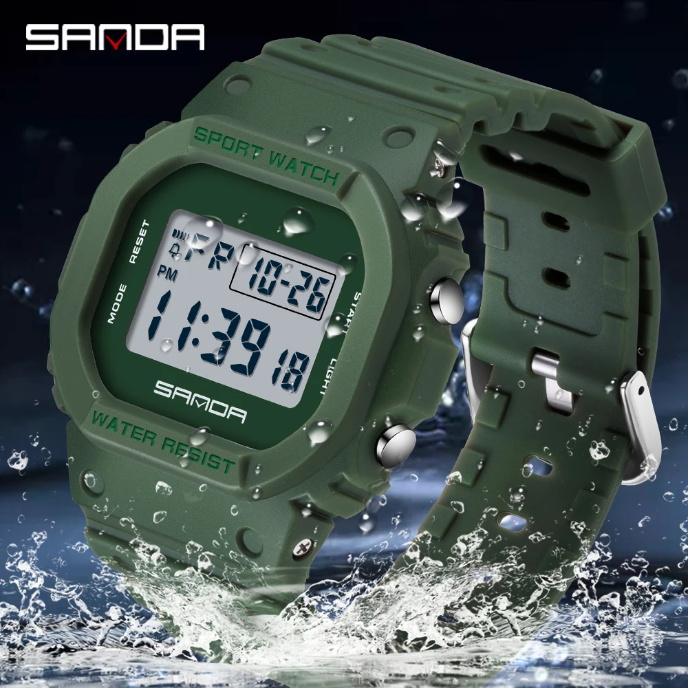 Детские часы SANDA 2107, мужск – обзор и цена Resin Art Underwater