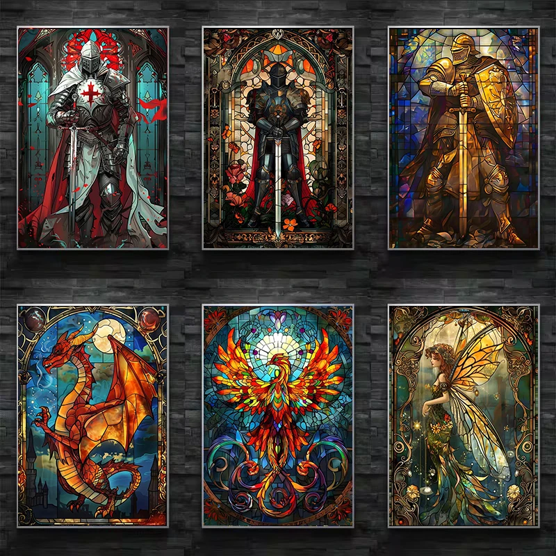 Постер-принт «Фэнтези: Золотой – обзор и цена Resin Art Painting