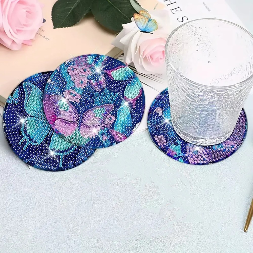 Набор из 8 подставок для стака – обзор и цена Resin Art For Beginner