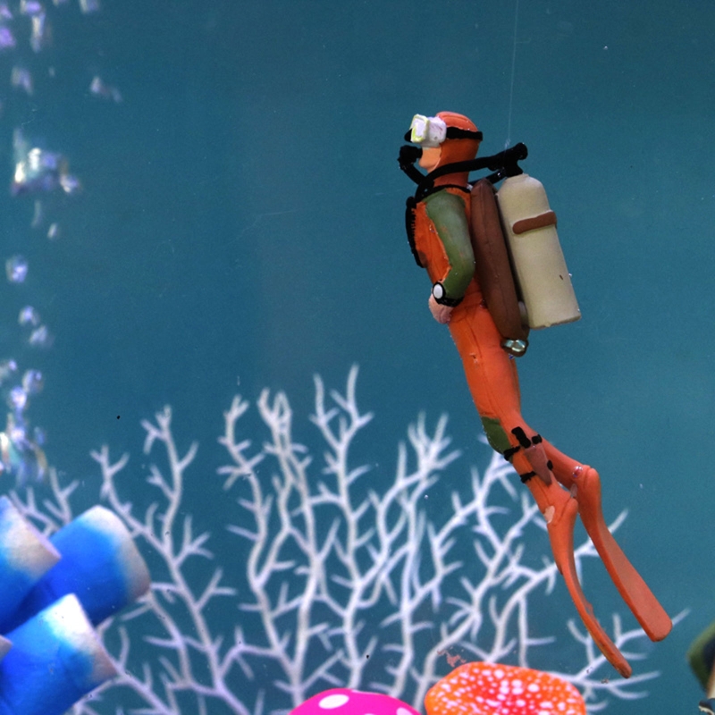 Аквариумный дайвер, украшение, – обзор и цена Resin Art Underwater
