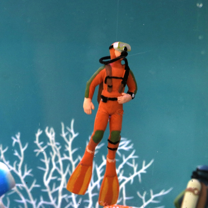Аквариумный дайвер, украшение, – обзор и цена Resin Art Underwater