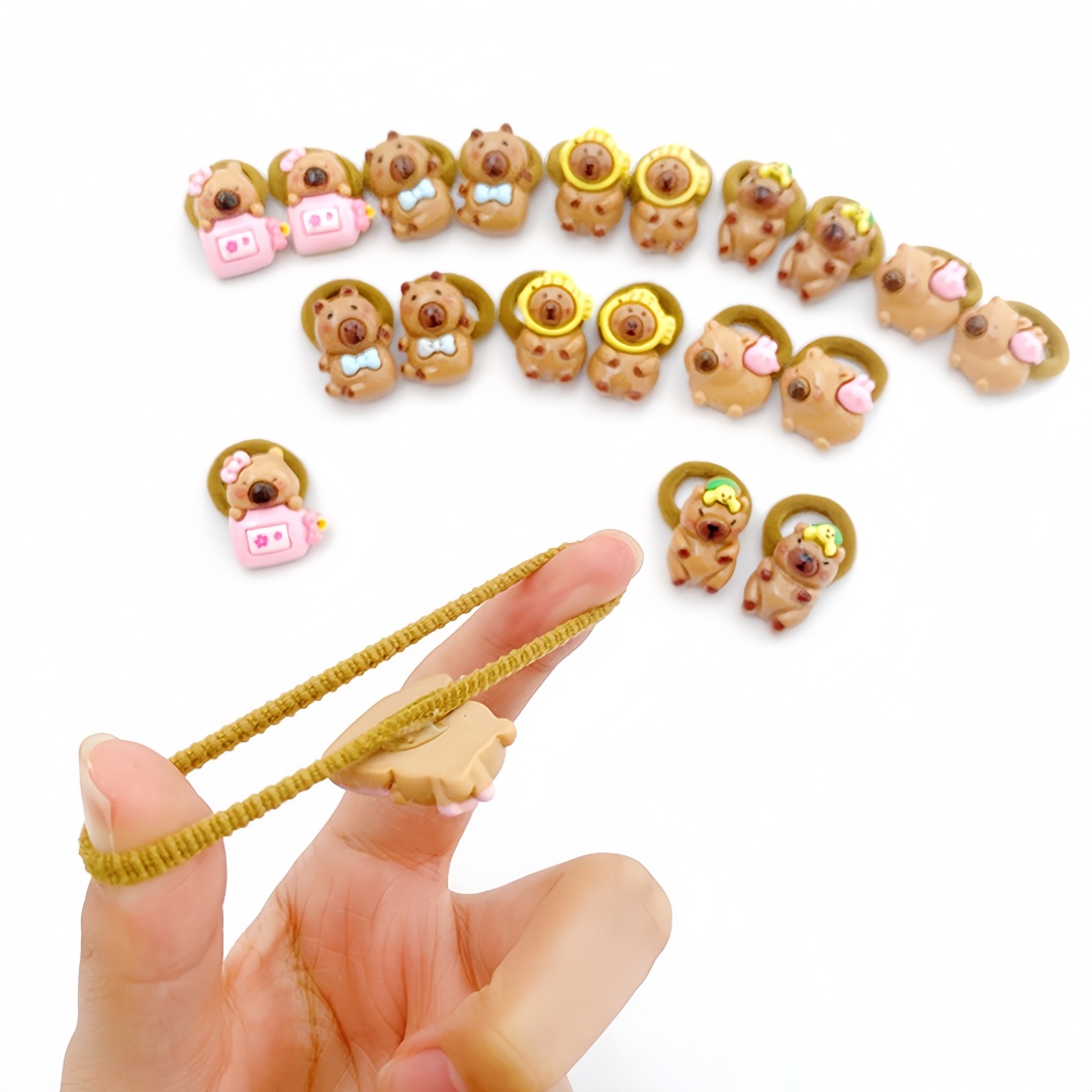 10 шт., милые резинки для воло – обзор и цена Resin Art For Kids