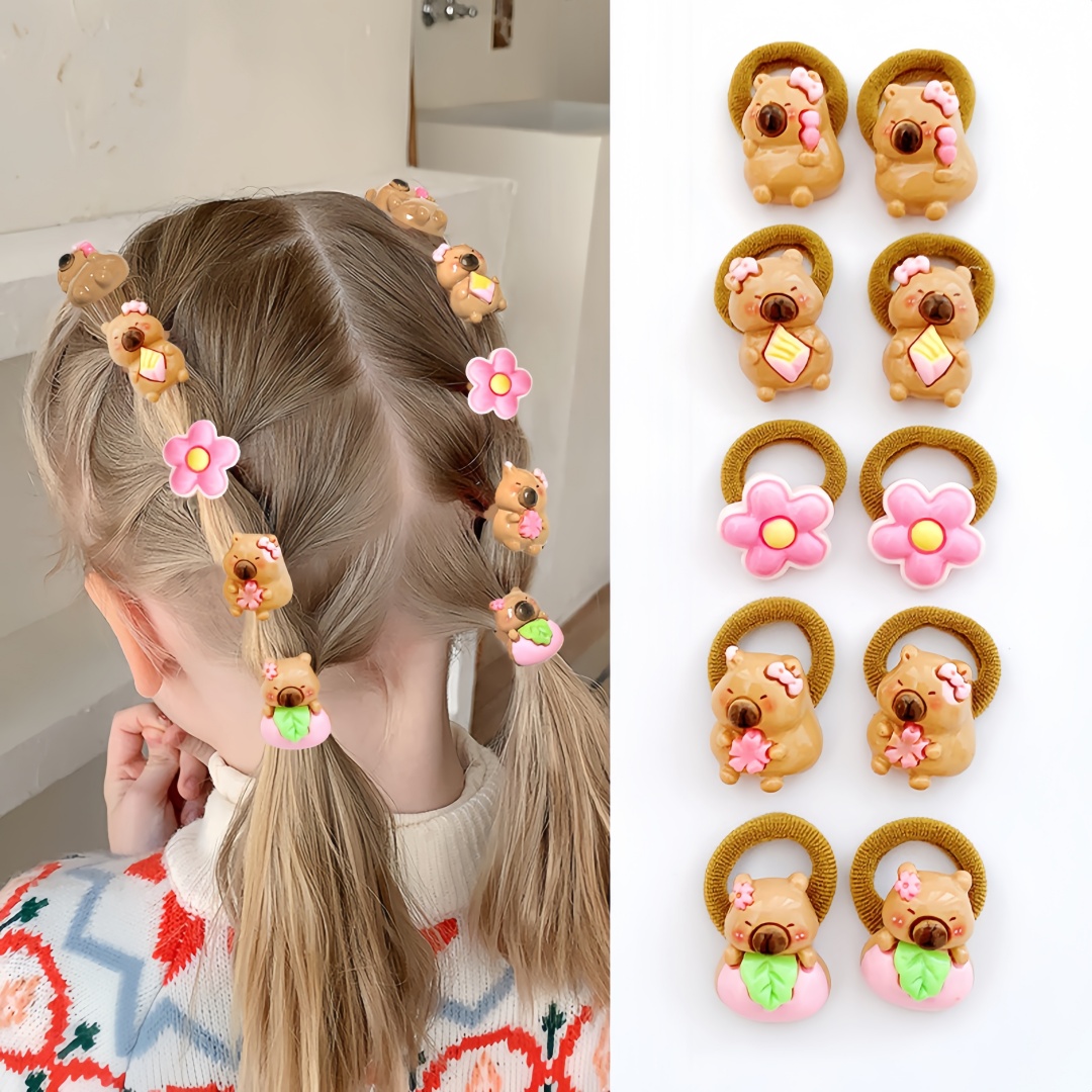 10 шт., милые резинки для воло – обзор и цена Resin Art For Kids