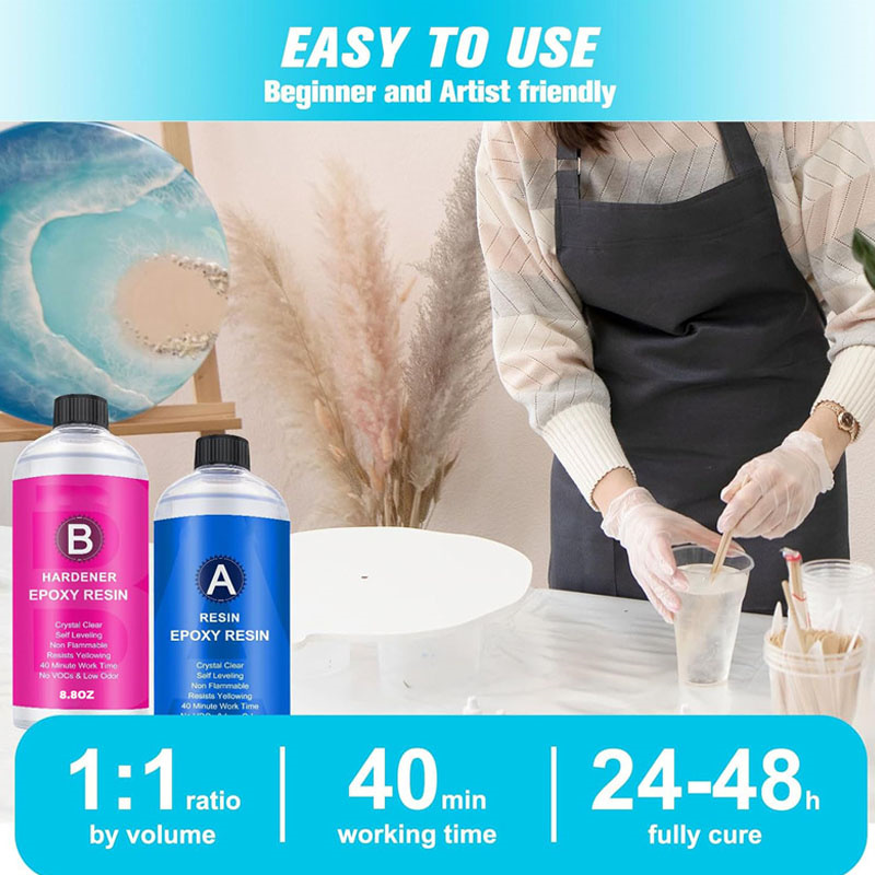 17,6 унций/10,4 унций, комплек – обзор и цена Resin Art Table Top